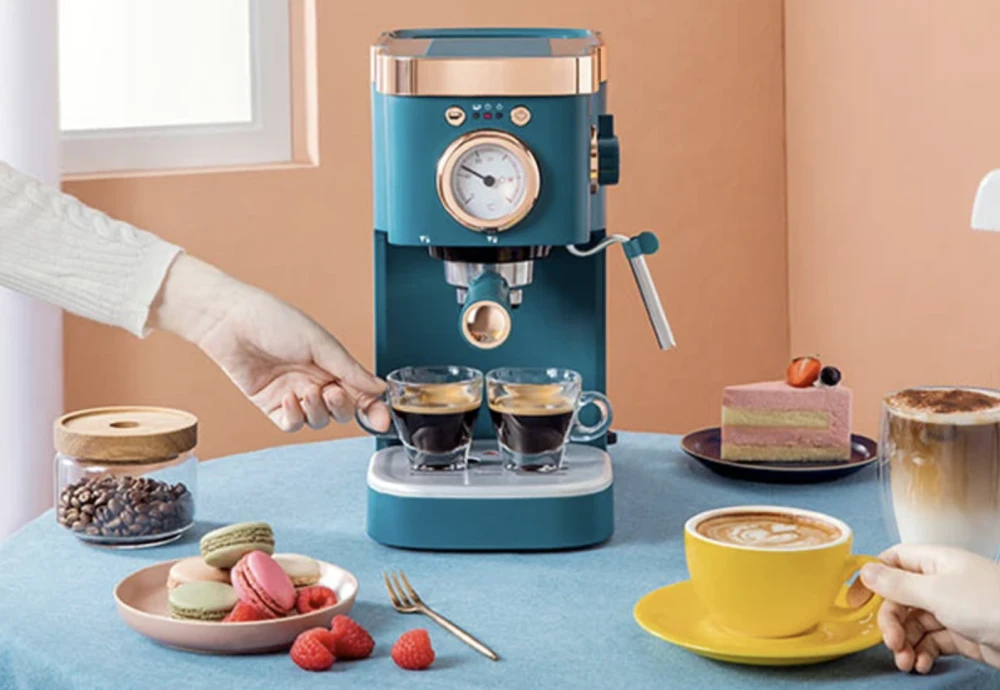 espresso machine with milk foamer