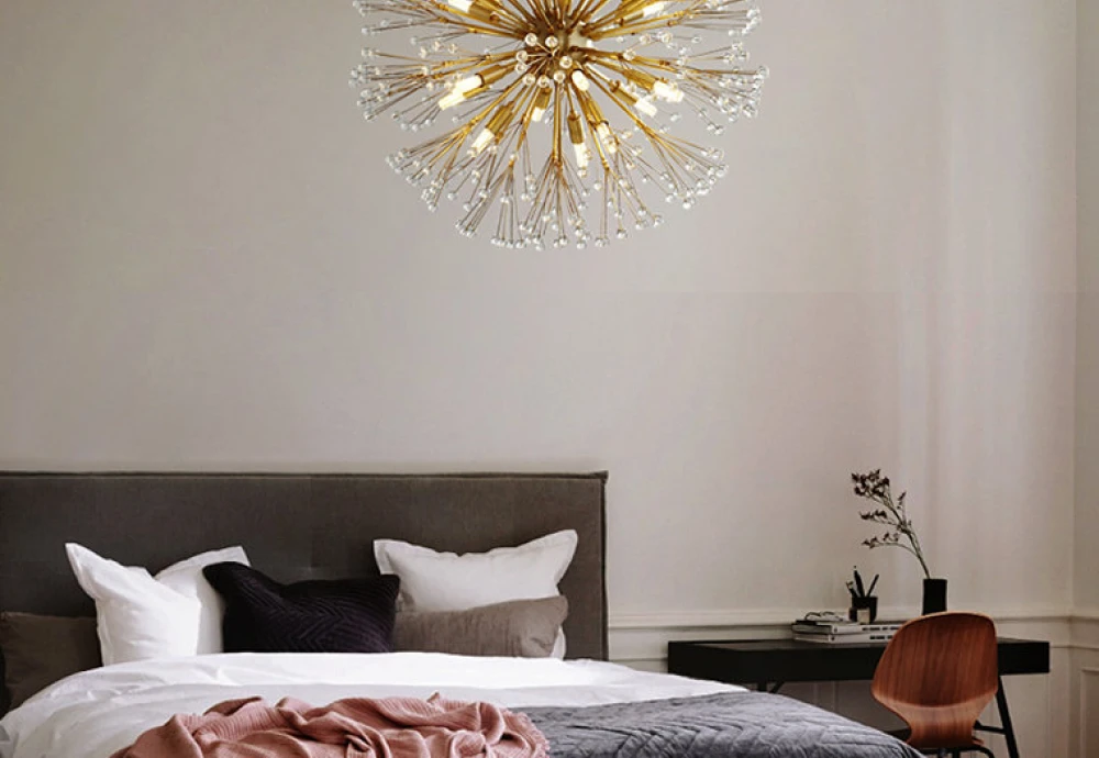 ceiling mount crystal chandelier