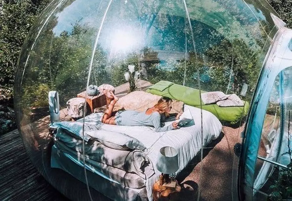 clear bubble tents