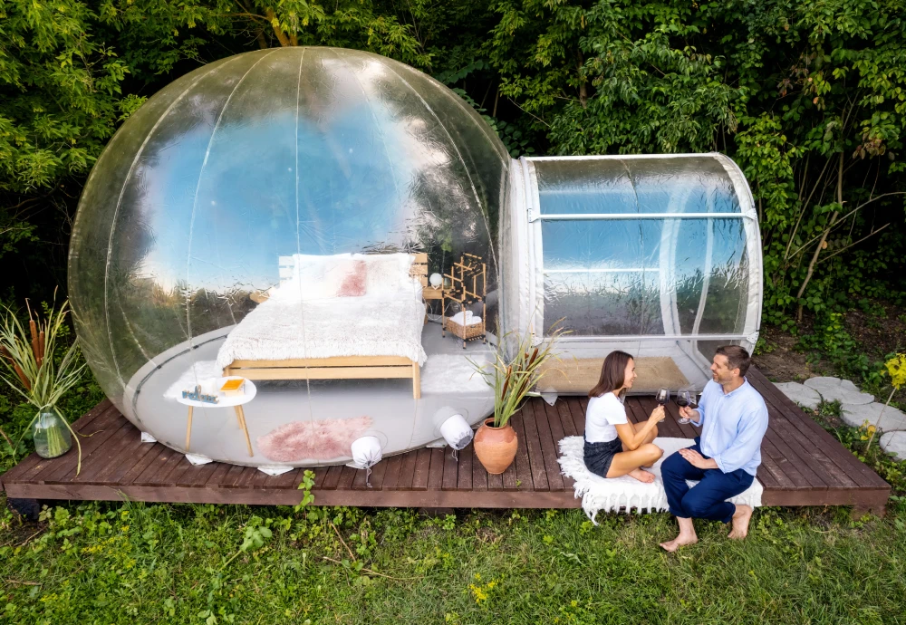 inflatable bubble tent