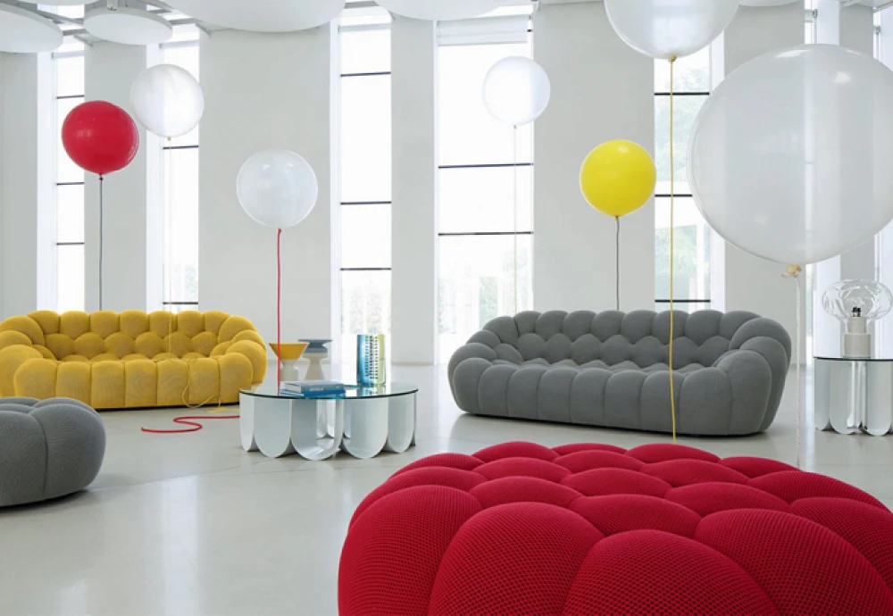 white bubble sofa