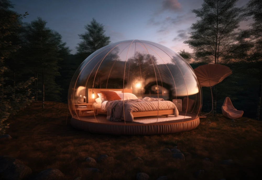 inflatable transparent bubble tent