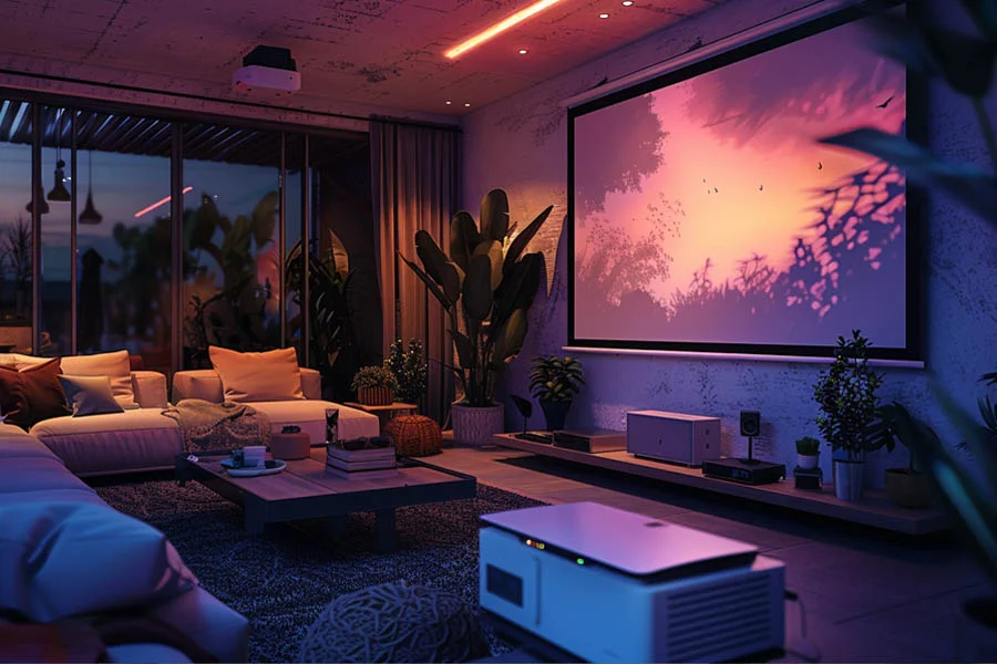 laser tv projector 4k